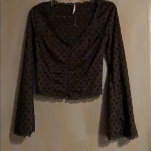 Awesome Free People lace top NWOT